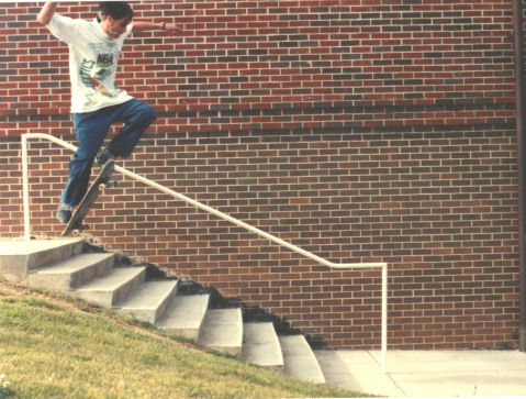 Brian Hammock floats down a BIG stair set in Auburn