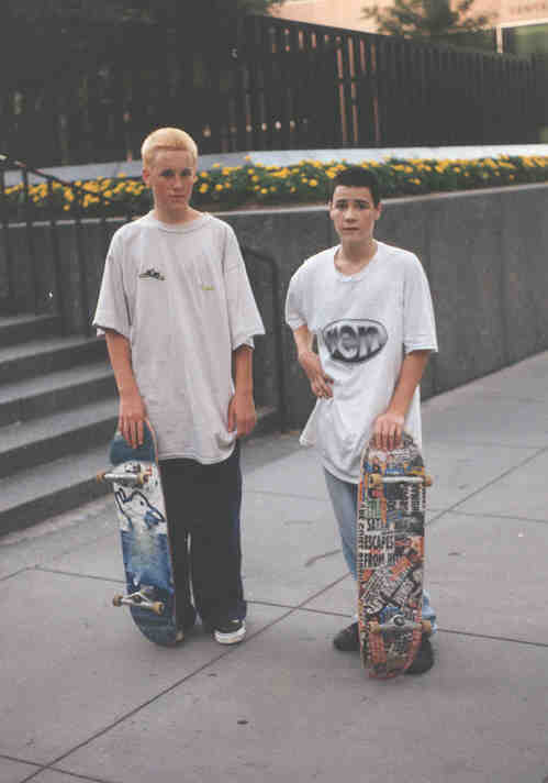 Young Peter Karvanen and Sam Mosely @ fall 1992