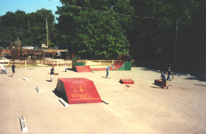 Solomon's trip to Grand Haven, Michigan skatepark @ 1996