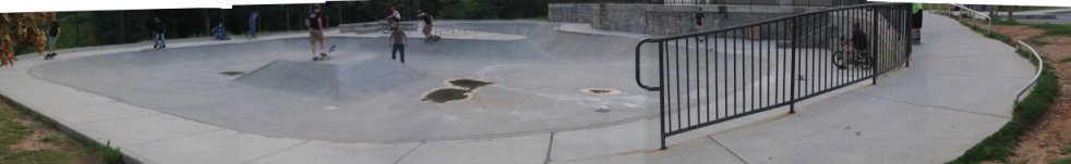 Pickneyville skatepark full view