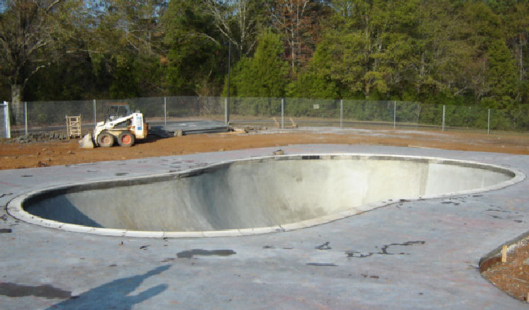 Another view of the bowl at Alabaster's skatepark