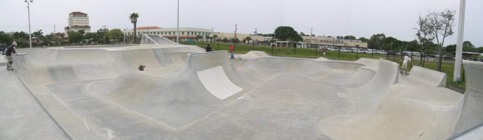 Another view of the flow bowl at Sarasota Skatepark