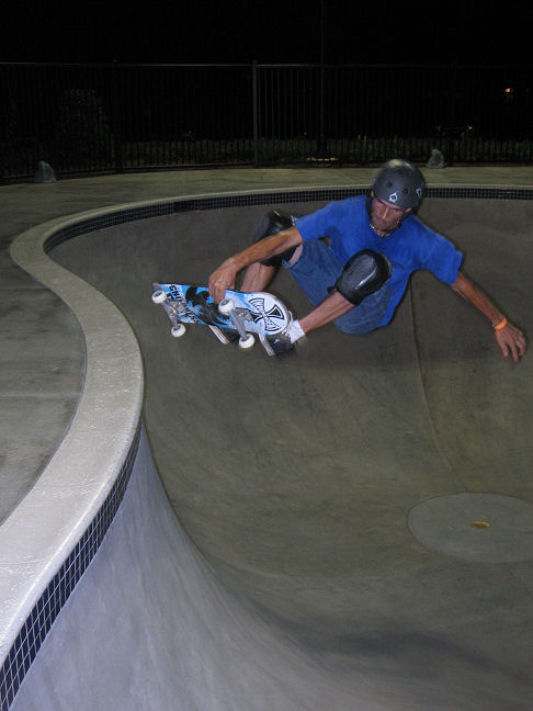 Shawn tucks frontside over the hip