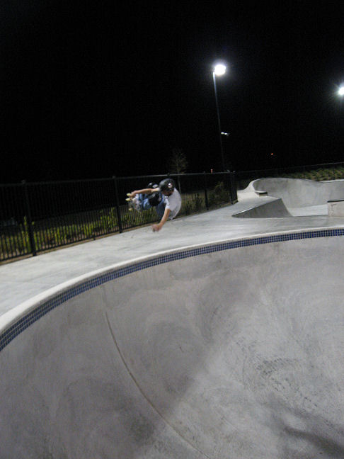 Shawn floats his highest air of the night near closing time